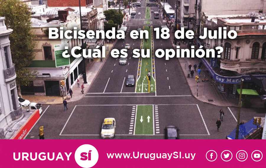 Resultados Encuesta: Bicisenda en 18 de Julio